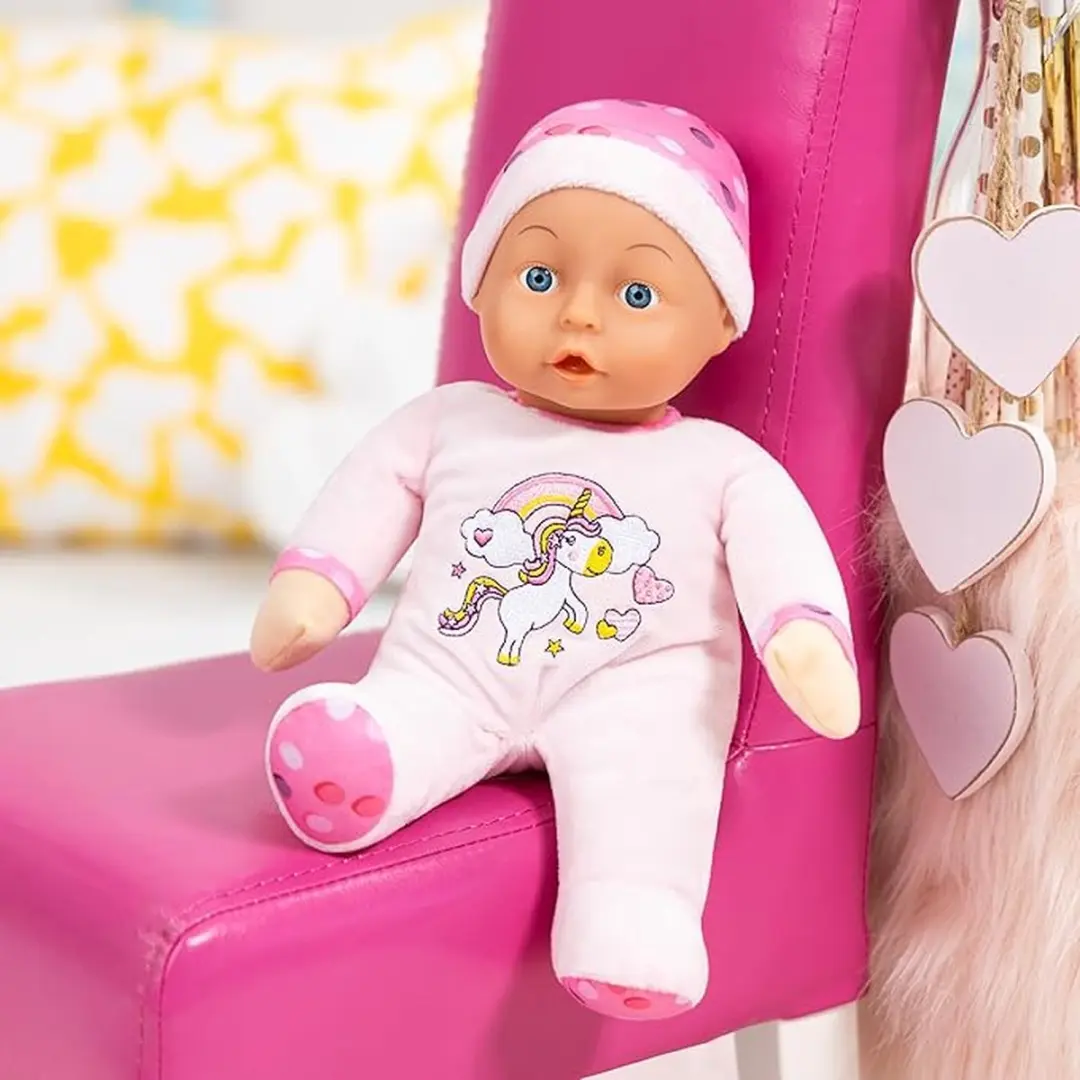 Bayer My First Baby Babypop 30cm Roze - Eenhoorn