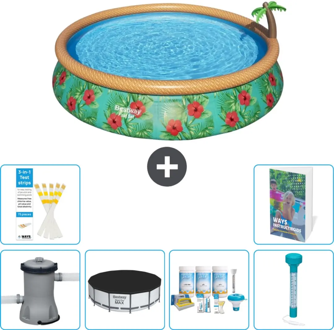 Bestway Paradijsprint Zwembad 457x84cm