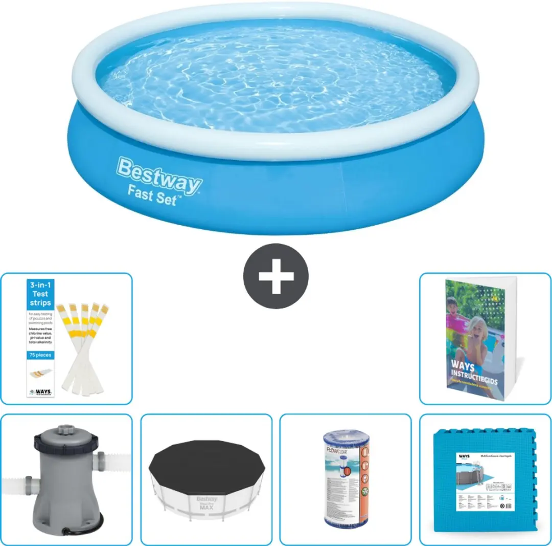 Bestway Fast Set Rond Zwembad 366x76cm