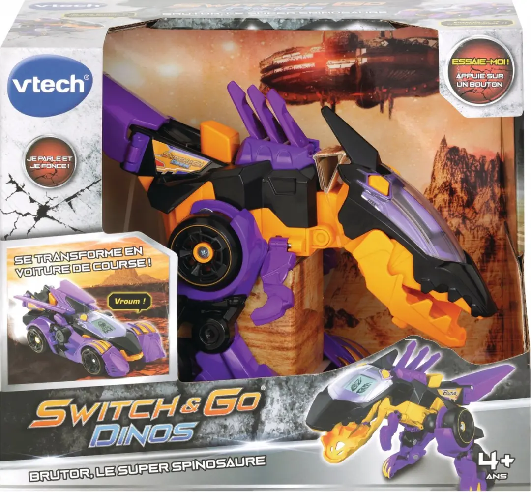Vtech Dinos Switch & Go Brutor Super Spinosaure - Multicolor