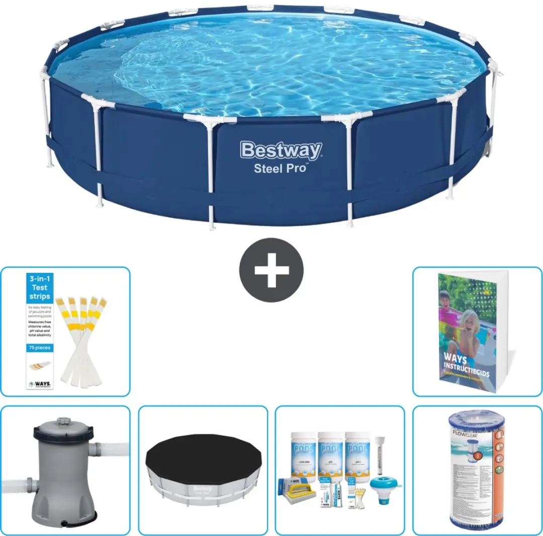 Bestway Steel Pro Zwembad 396x84cm