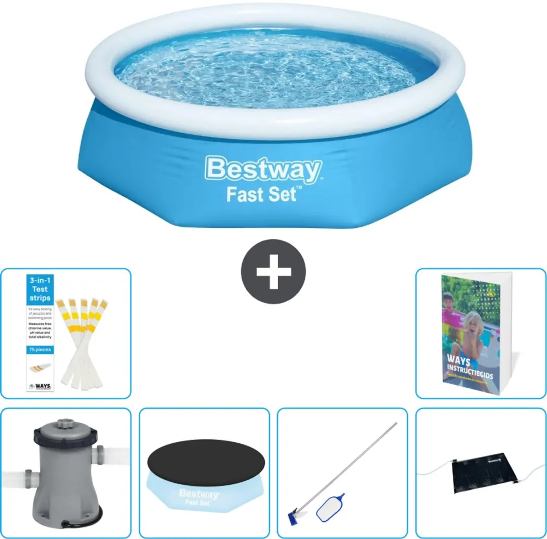 Bestway Fast Set Rond Zwembad 244cm