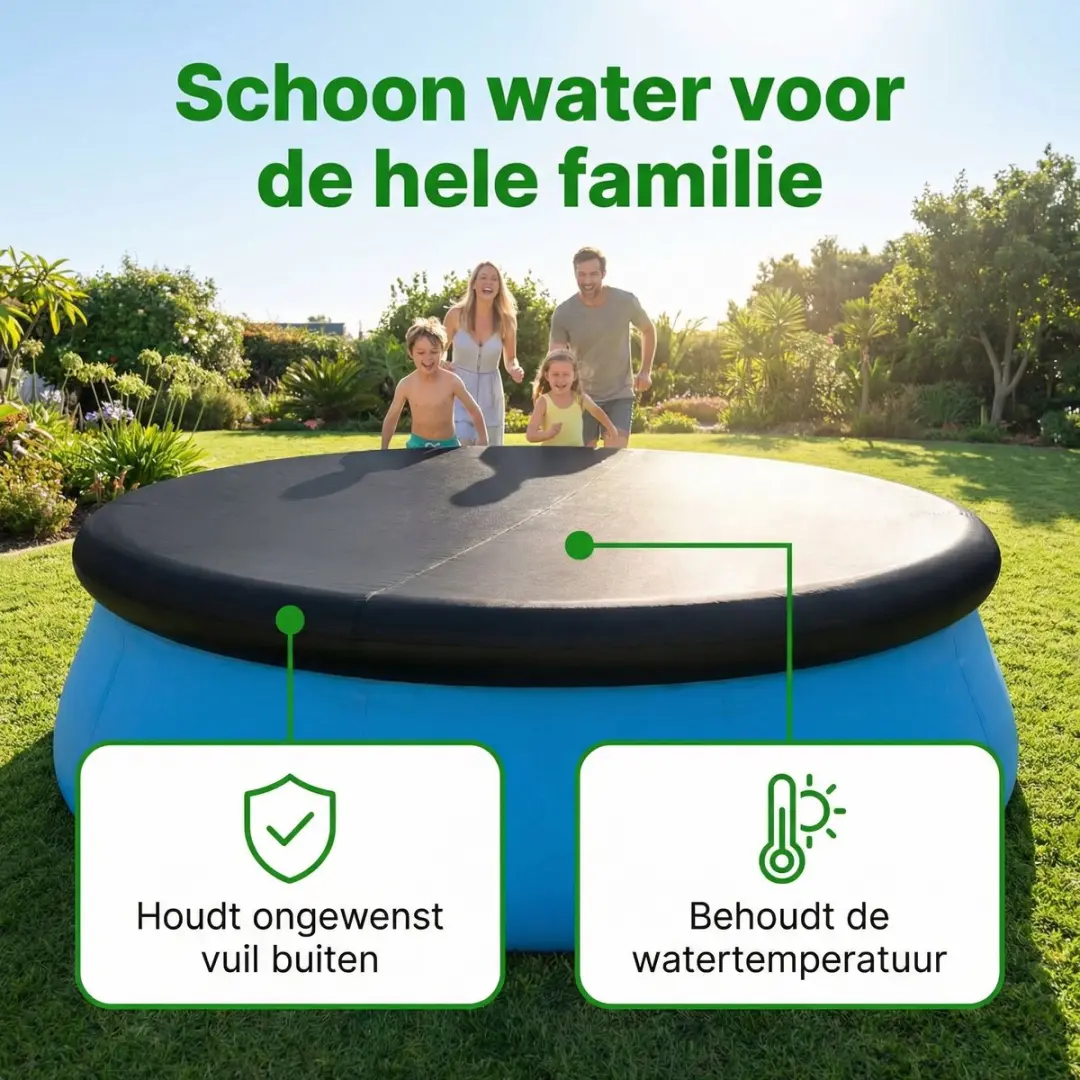 Bestway Fast Set Rond Zwembad 244cm - Blauw - 7-delig