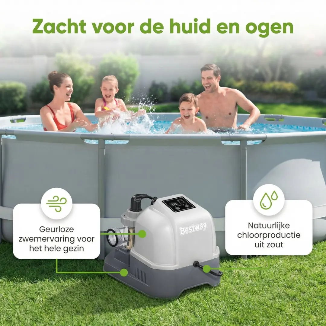 Bestway Steel Pro Zwembad 396x84cm Blauw - 7-delig