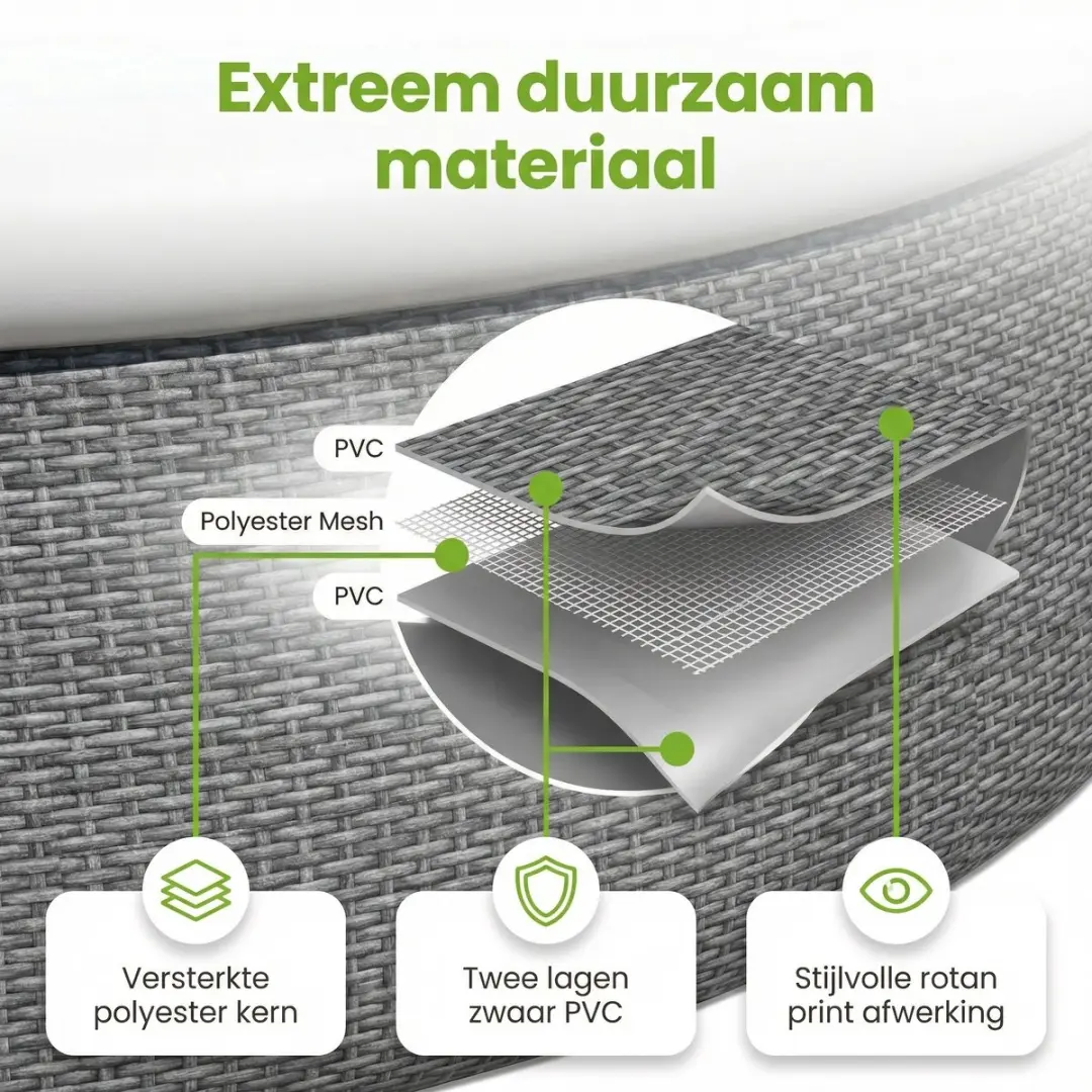Bestway Rond Zwembad Fast Set 457cm - 7-delig - Grijs