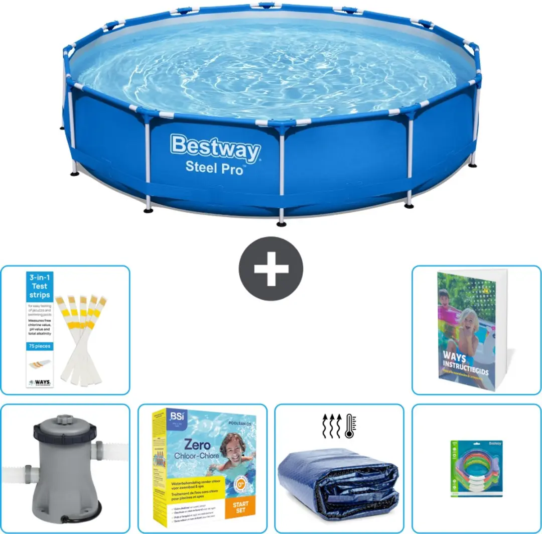 Bestway Steel Pro Zwembad 366x76cm