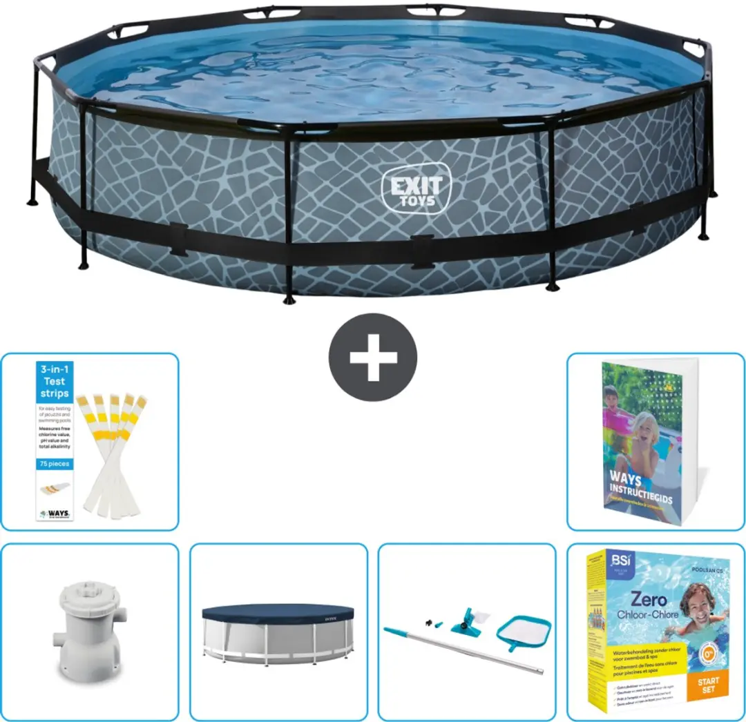EXIT Toys Rond Zwembad 360x76cm