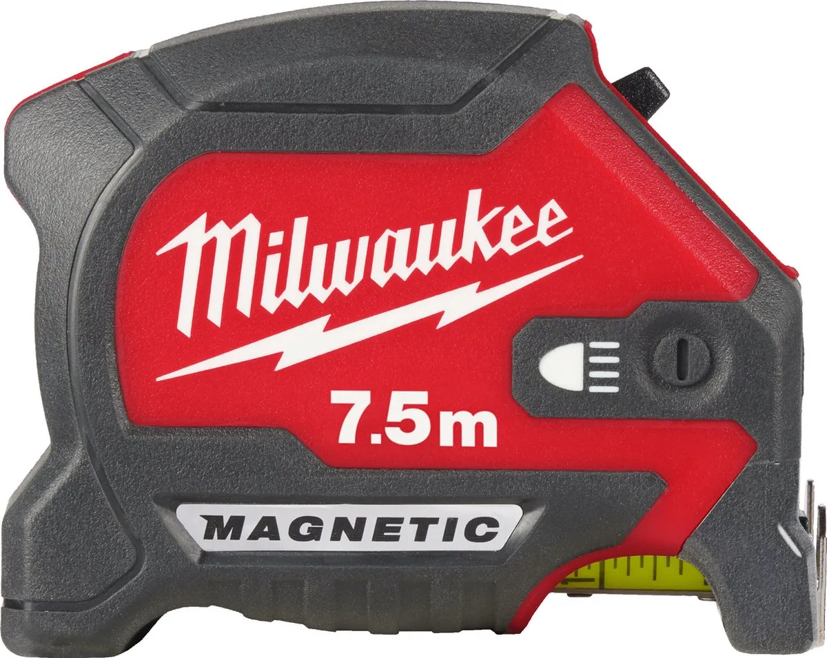 Milwaukee 4932492469 LED Rolmaat 7,5m