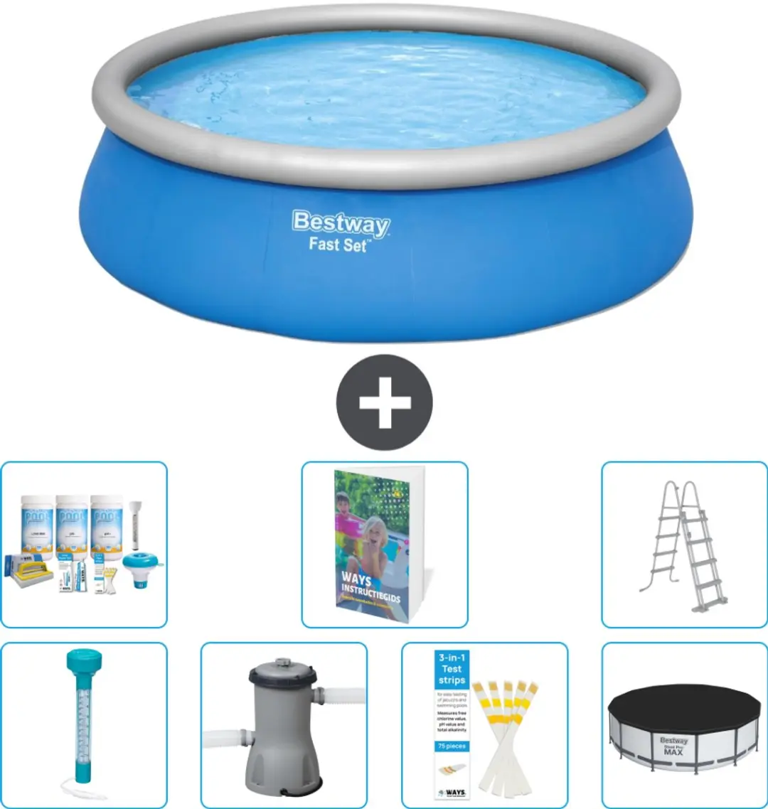 Bestway Fast Set Zwembad 457x122cm