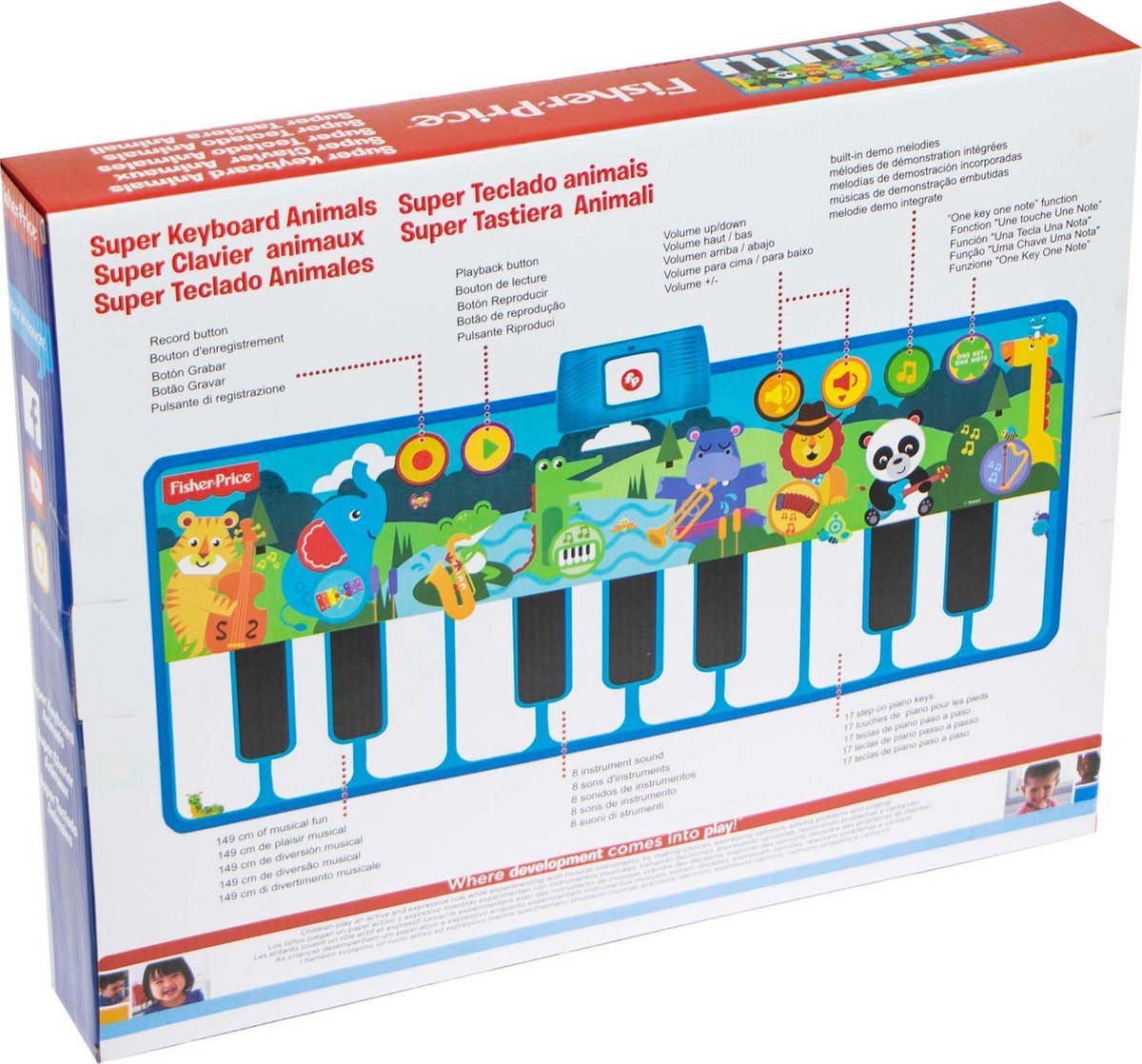 Educatief Leerplan Reig Rain Forest Fisher-Price dieren