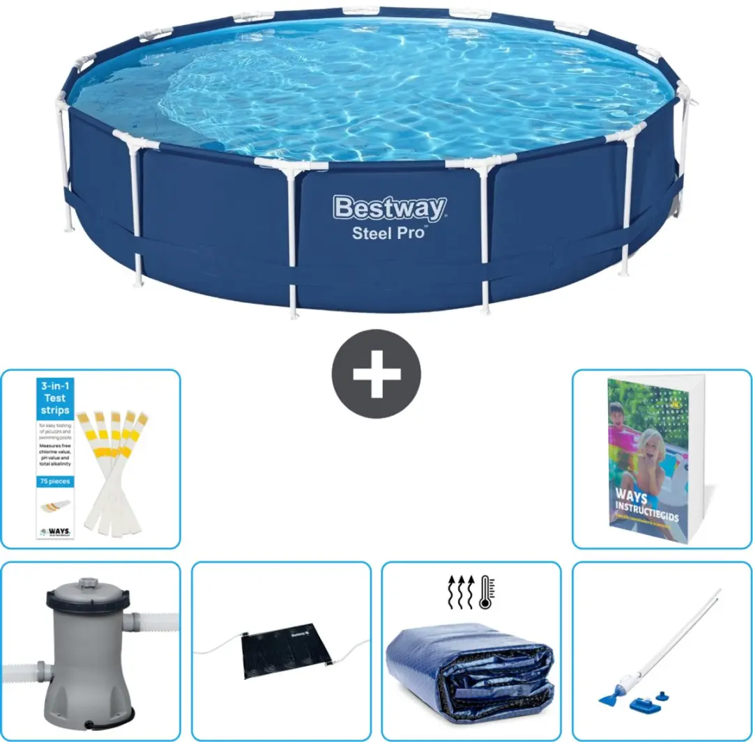 Bestway Steel Pro Zwembad 396x84cm