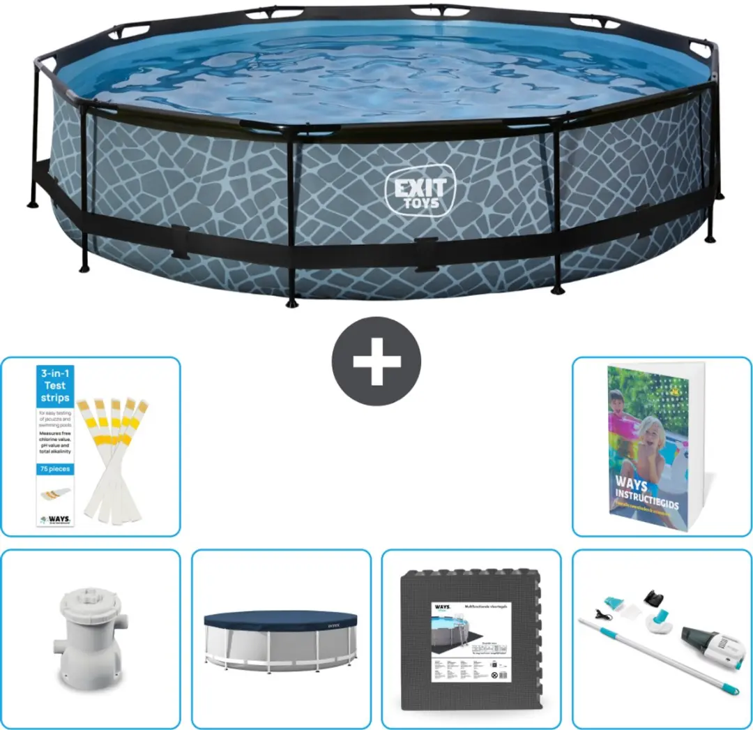 EXIT Toys Rond Zwembad 360x76cm