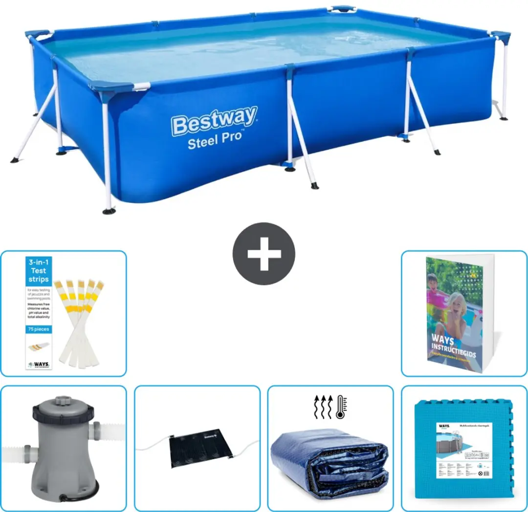 Bestway Steel Pro Zwembad 300x201x66cm