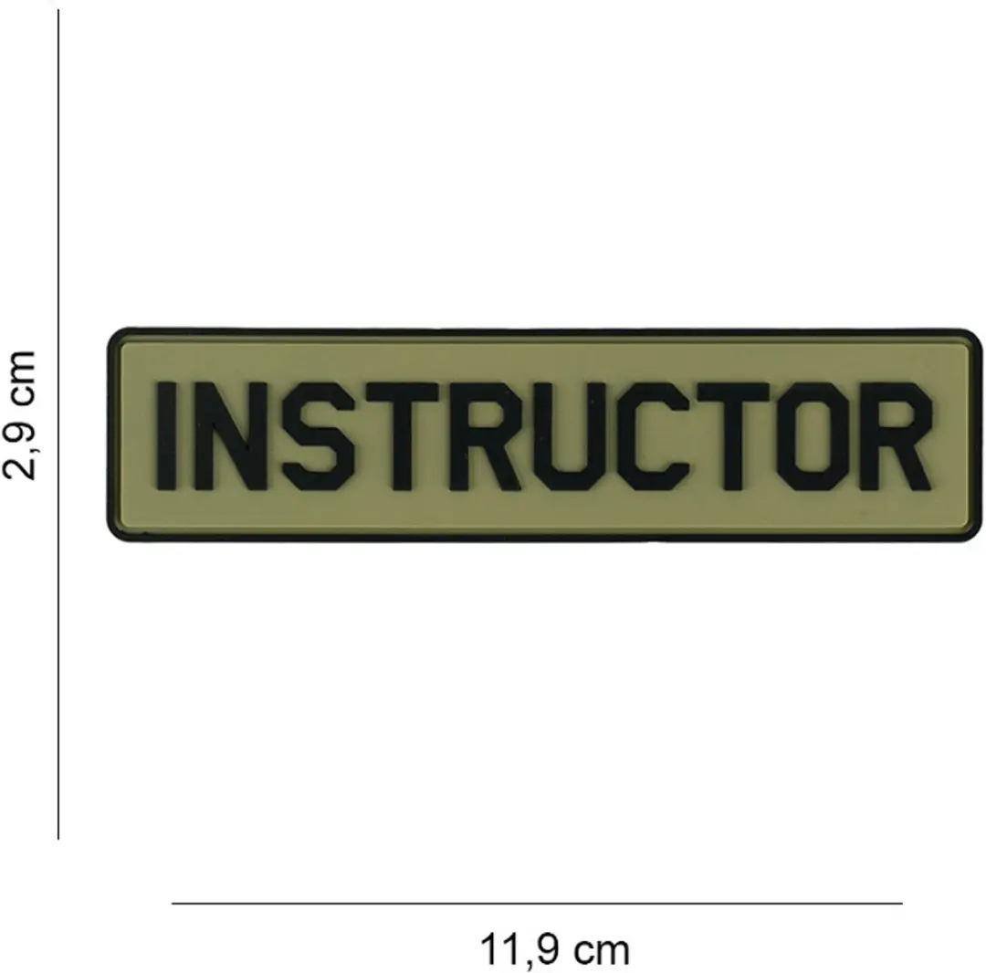 101 inc Embleem 3D PVC Instructor #15082
