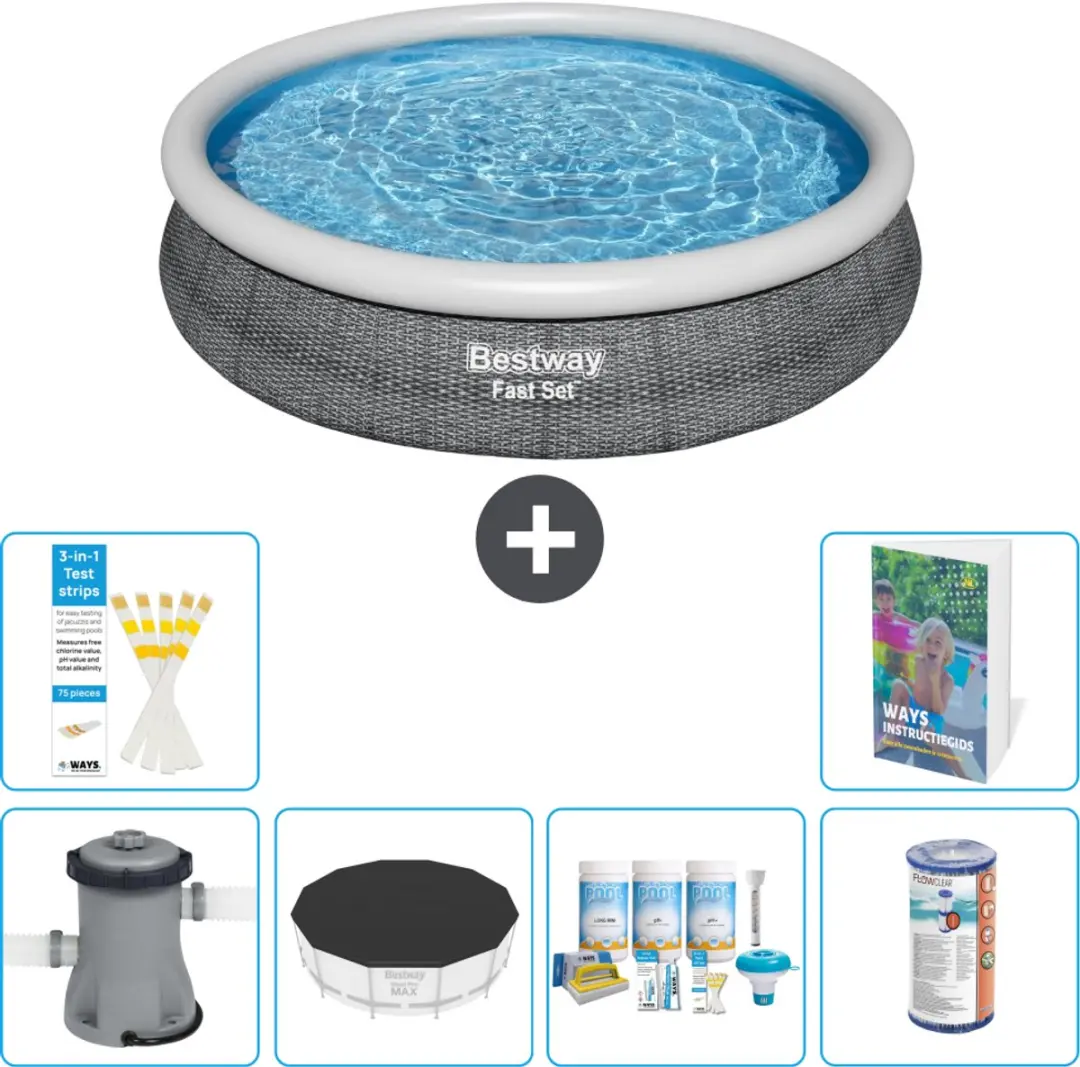Bestway Fast Set Rond Zwembad 366cm