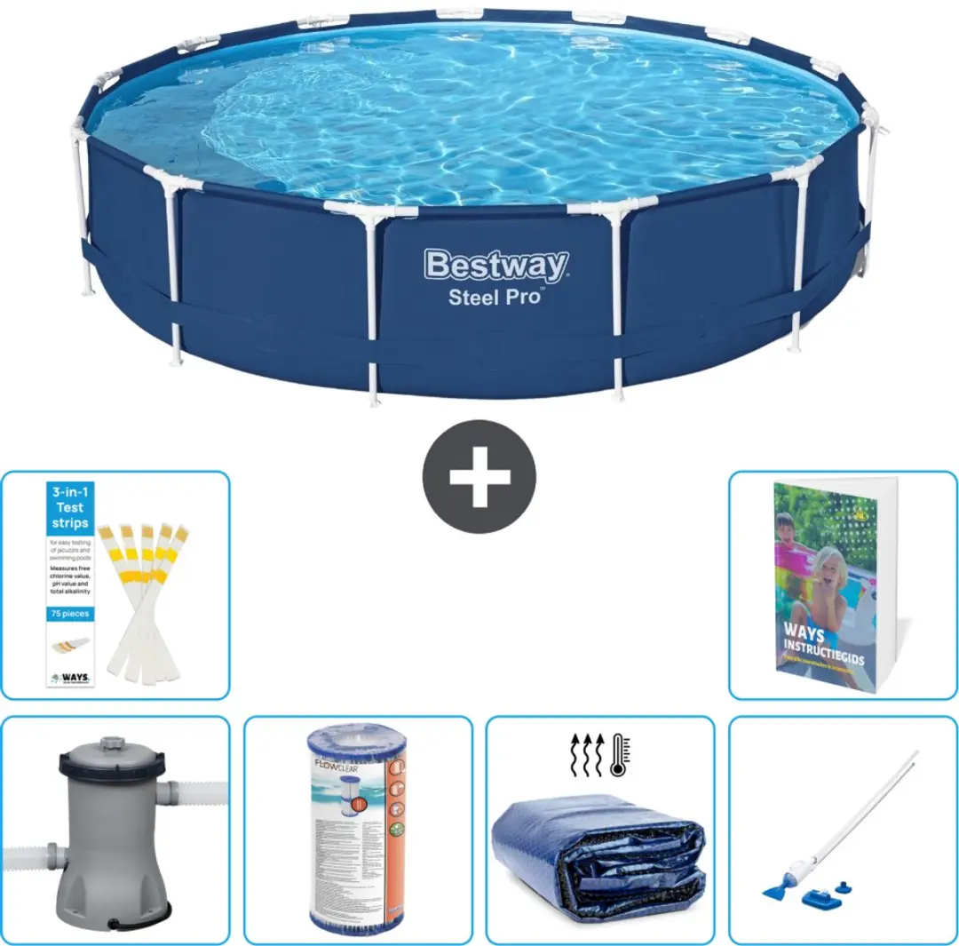 Bestway Steel Pro Zwembad 396x84cm