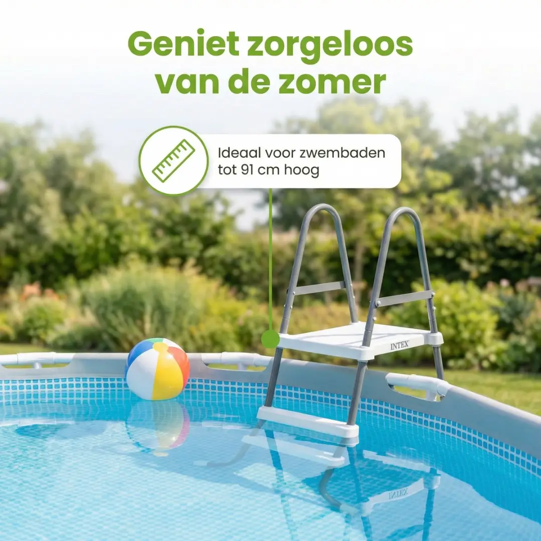 EXIT Toys Rond Lime Frame Zwembad 360x76cm - 7-delig
