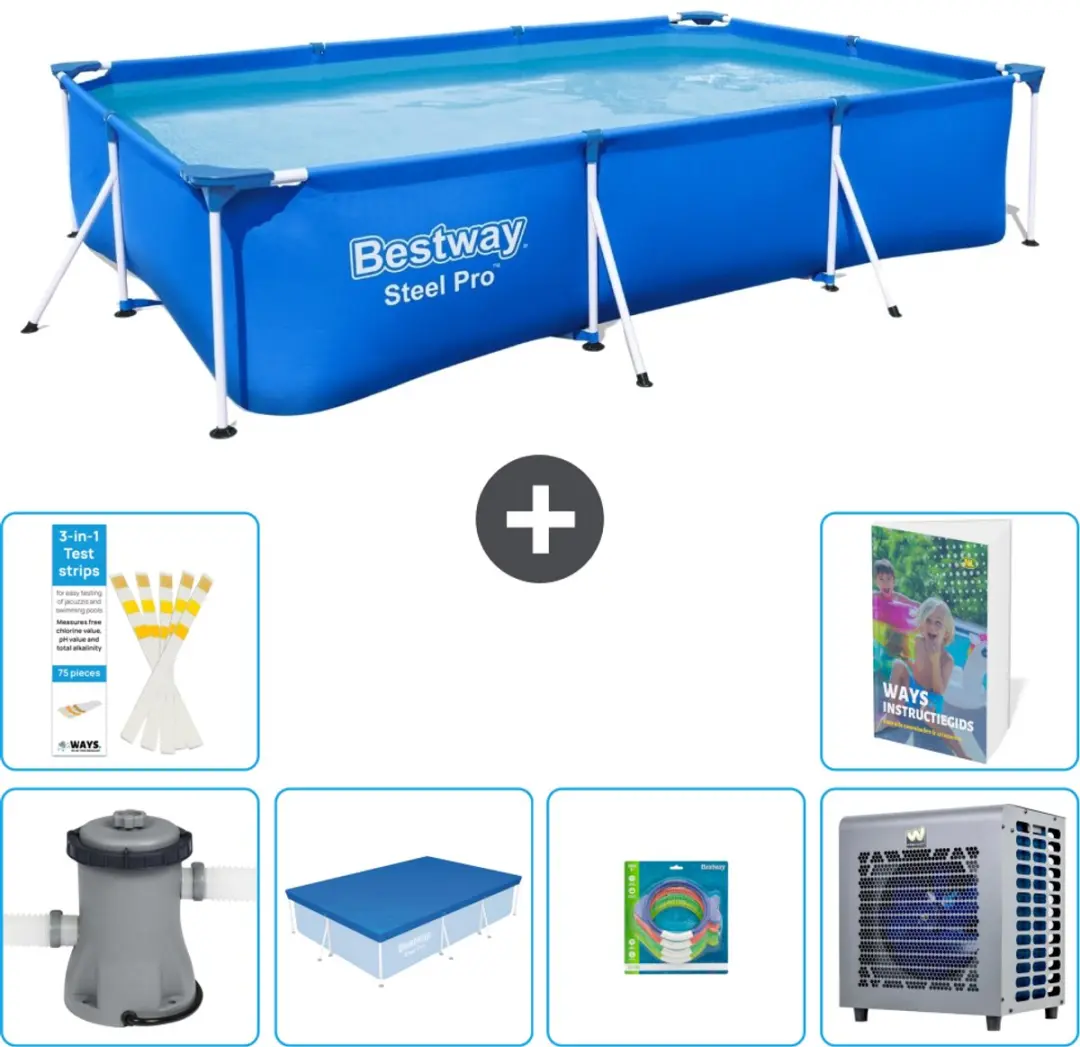 Bestway Steel Pro Zwembad 300x201x66cm