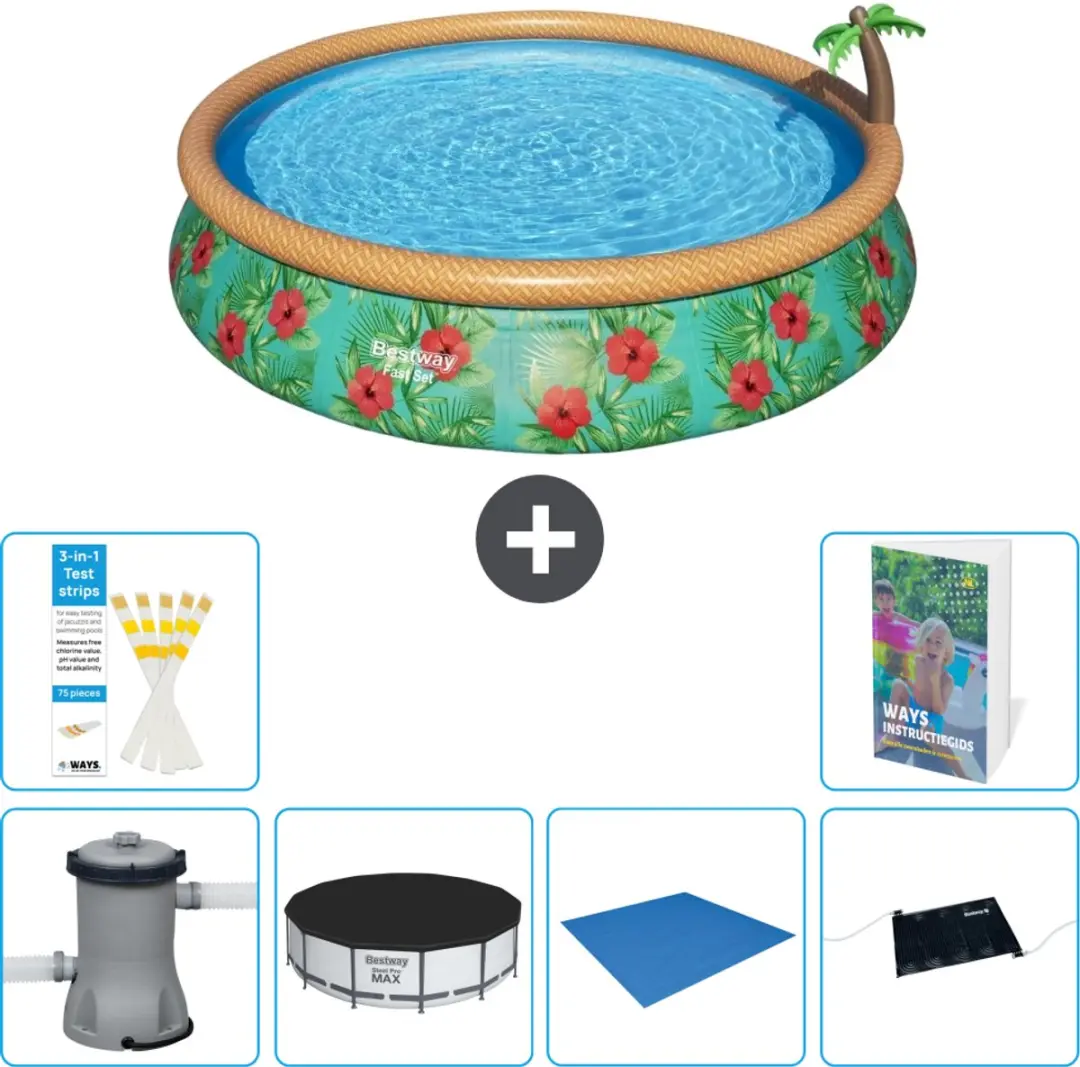 Bestway Paradijsprint Zwembad 457x84cm