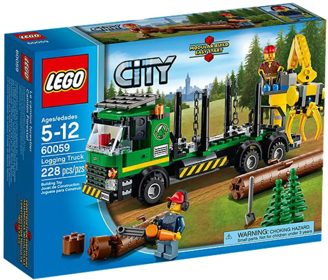 LEGO Boomstammentransport