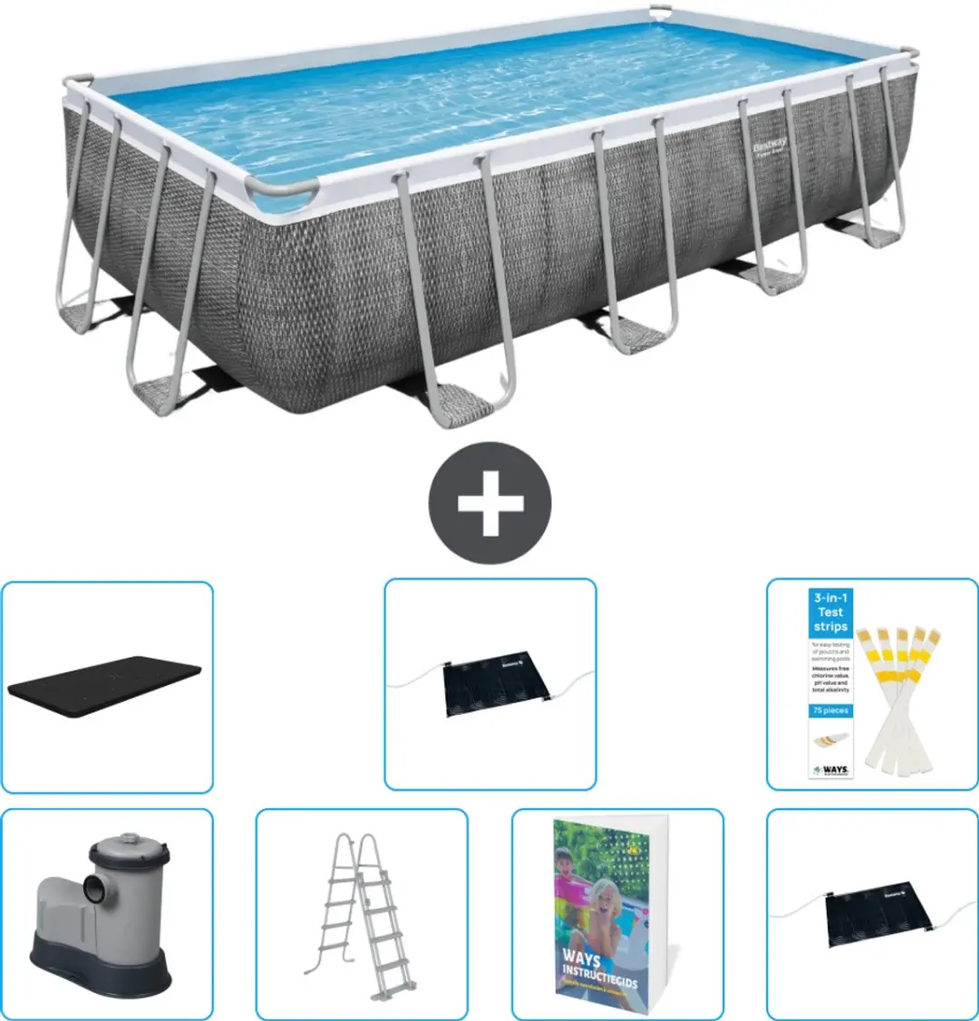 Bestway Power Steel Zwembad 549x274cm
