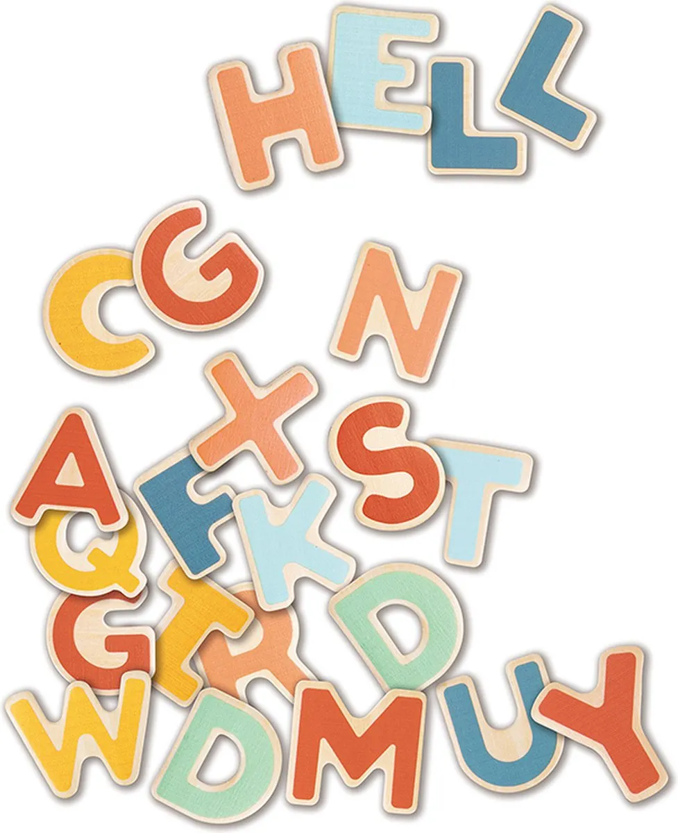 Hape Magnetische Letters E2003 - Multicolor