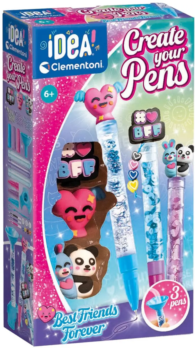 Clementoni Idea Markeerstiften Highlighter Lab Best Friends Forever - 3 Stuks
