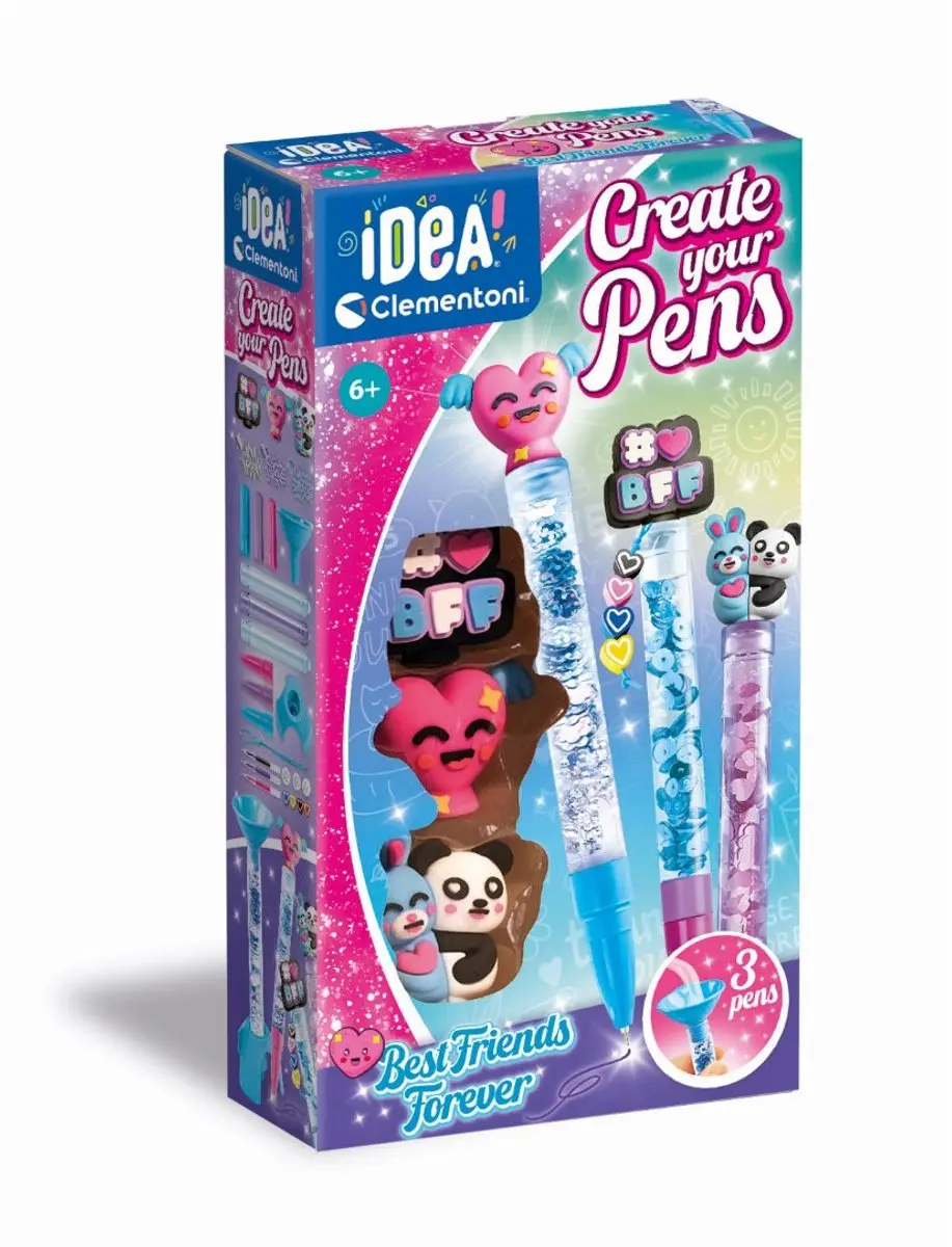 Clementoni Idea Markeerstiften Highlighter Lab Best Friends Forever - 3 Stuks