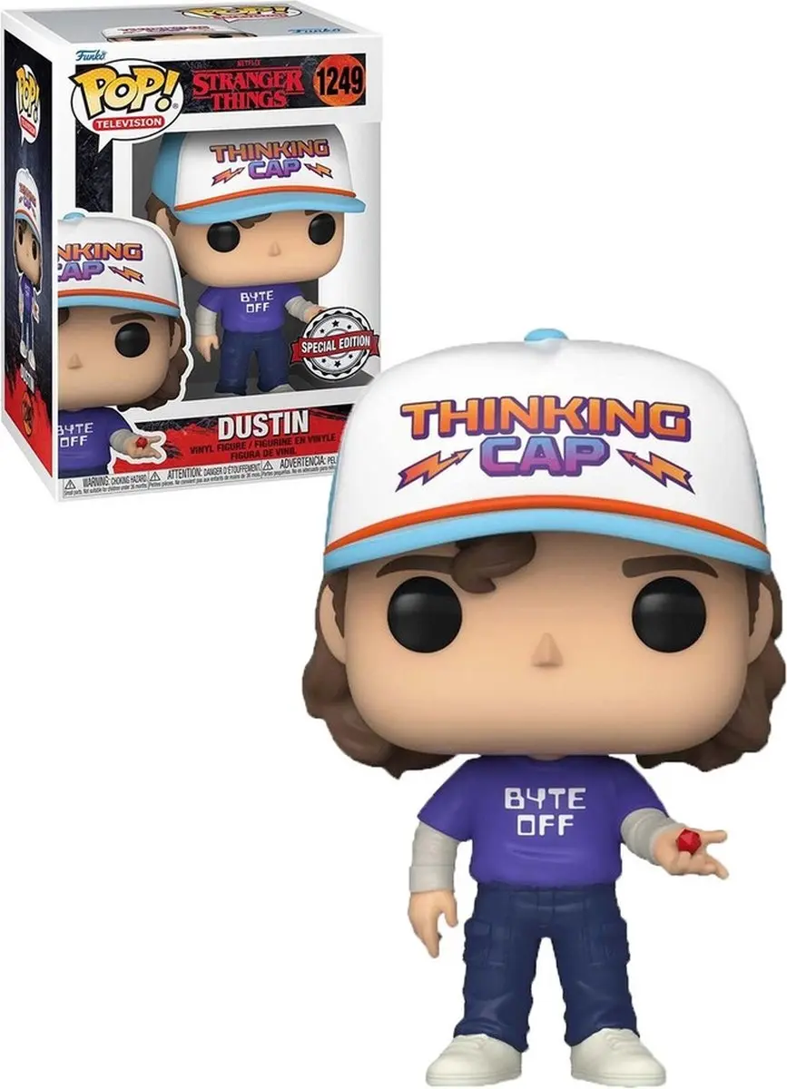 Funko Pop! Stranger Things Dustin Hellfire Exclusief #1249