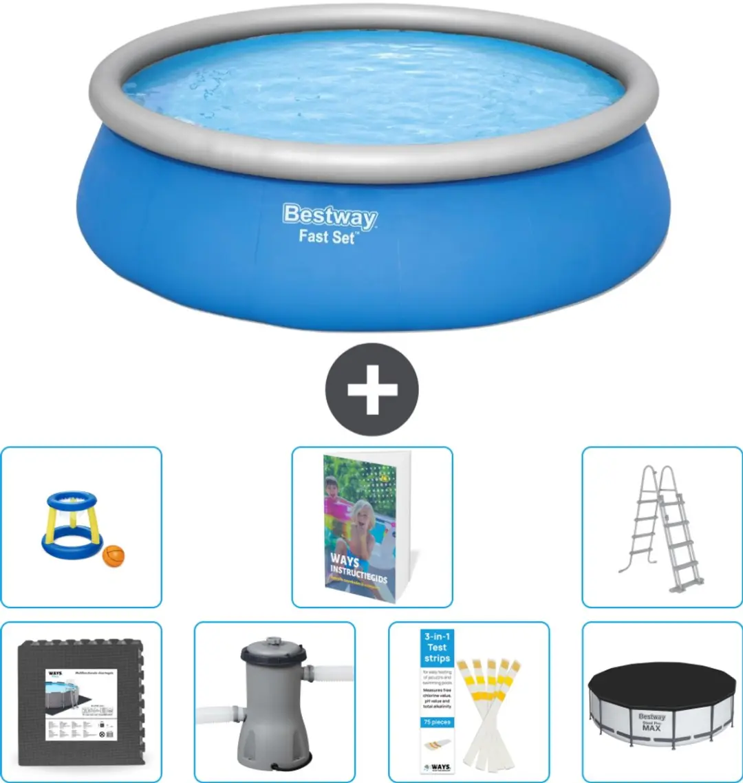 Bestway Fast Set Zwembad 457x122cm