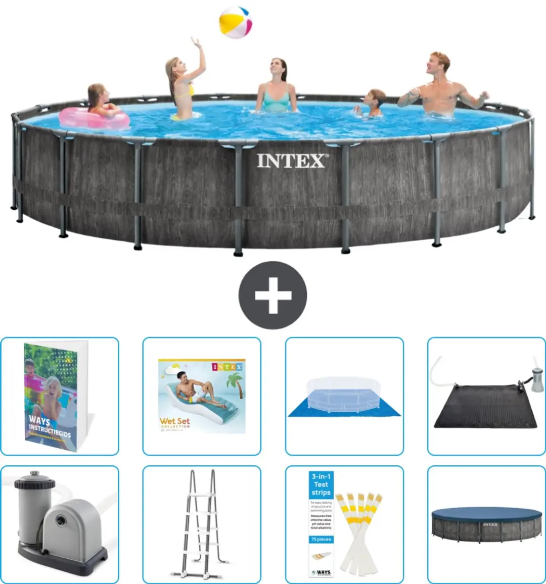 Intex Prism Frame Zwembad 549x122cm