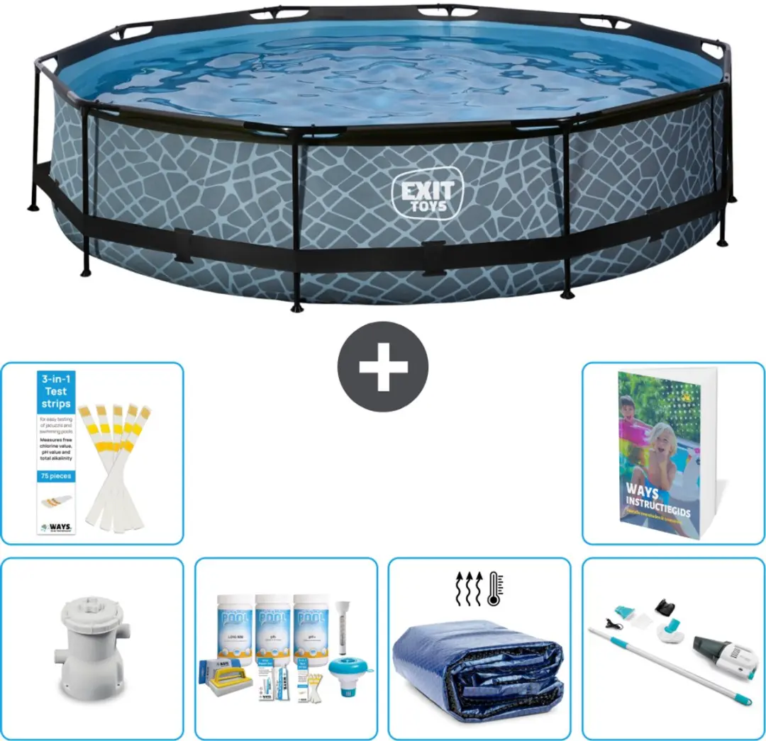 EXIT Toys Rond Zwembad 360x76cm