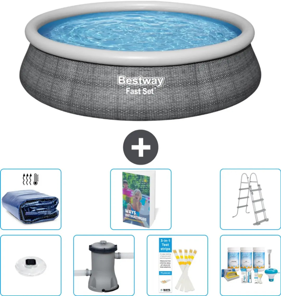 Bestway Fast Set Zwembad 457cm