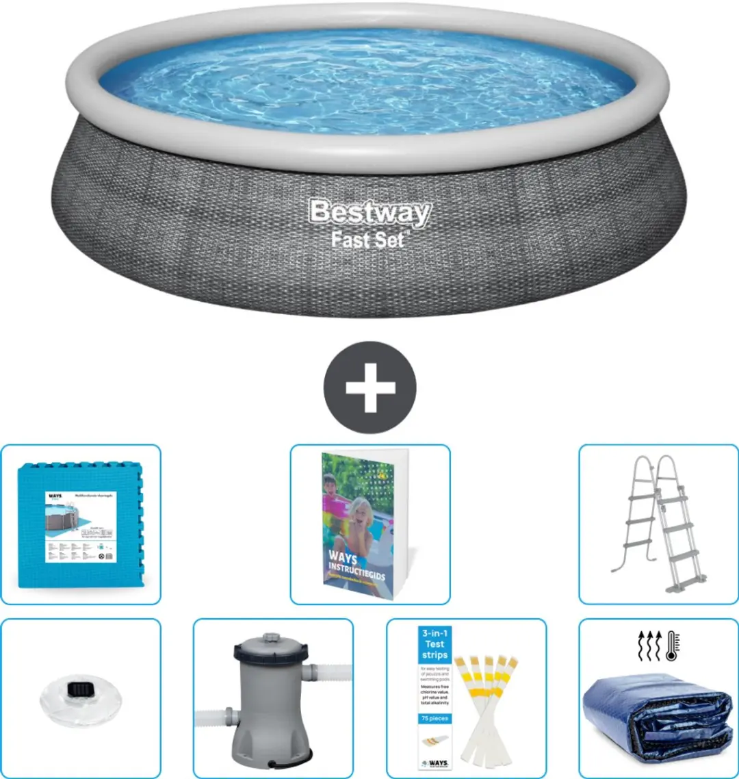 Bestway Fast Set Zwembad 457cm