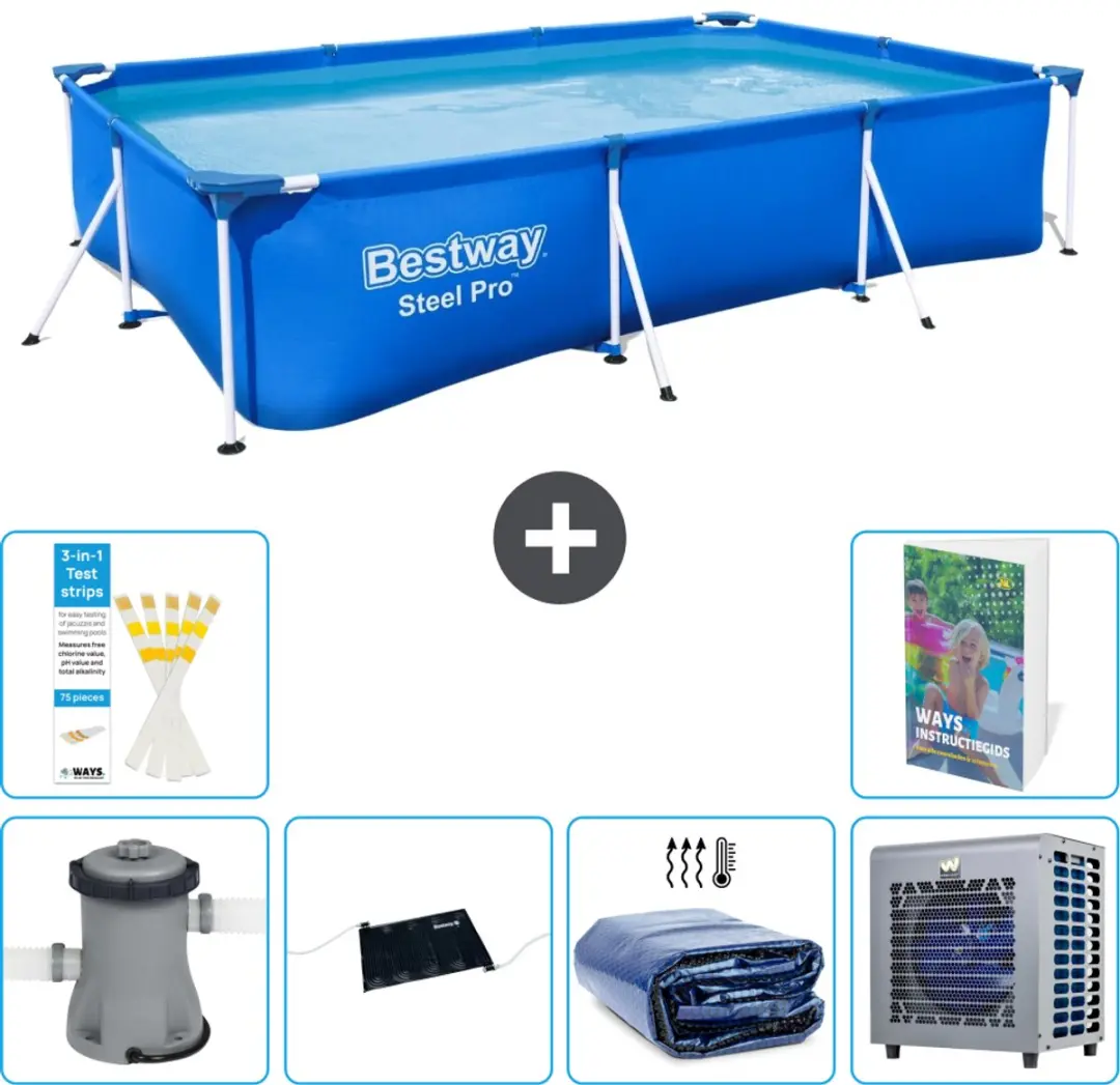 Bestway Steel Pro Zwembad 300x201x66cm