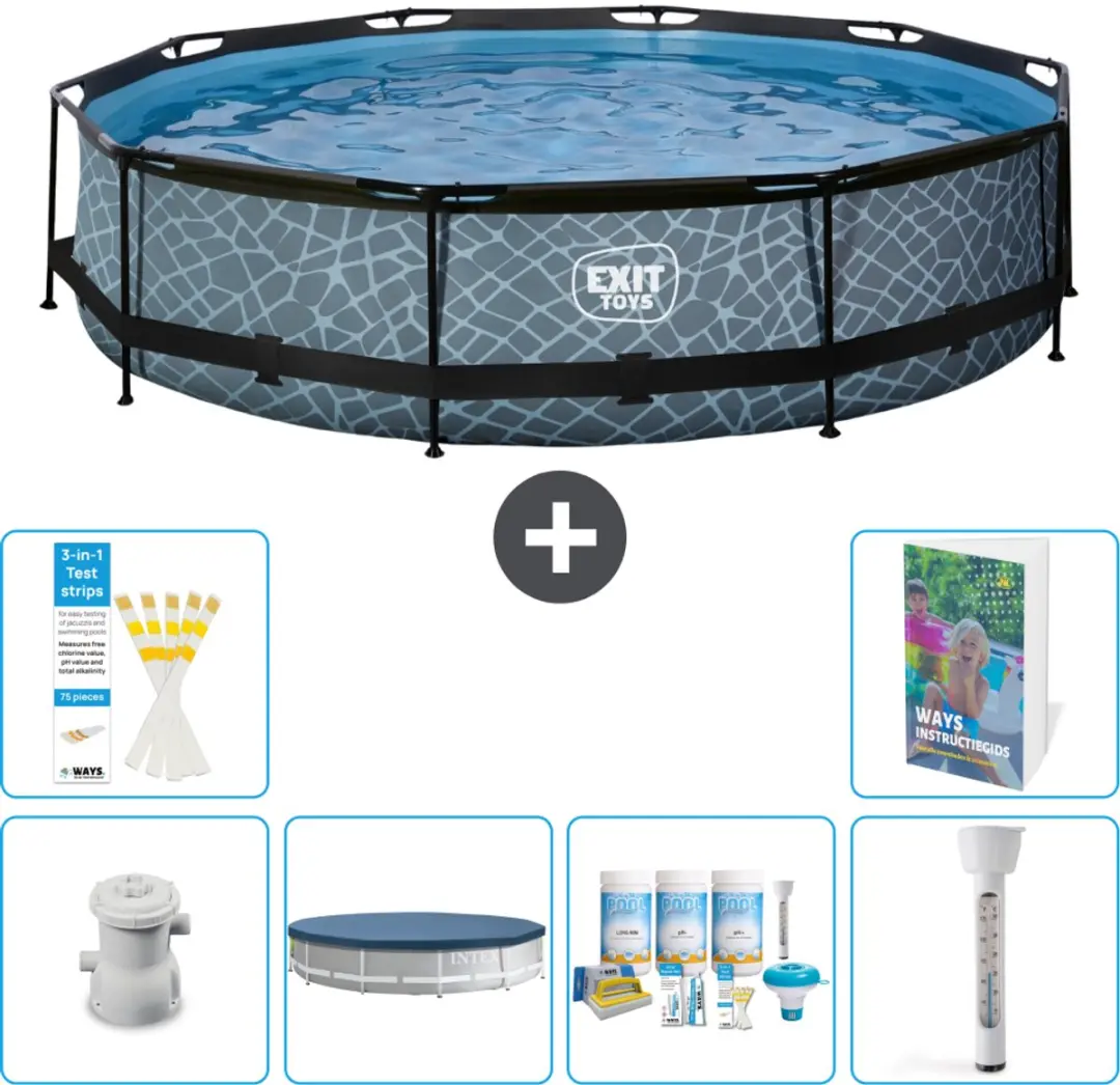 EXIT Toys Rond Zwembad 360x76cm