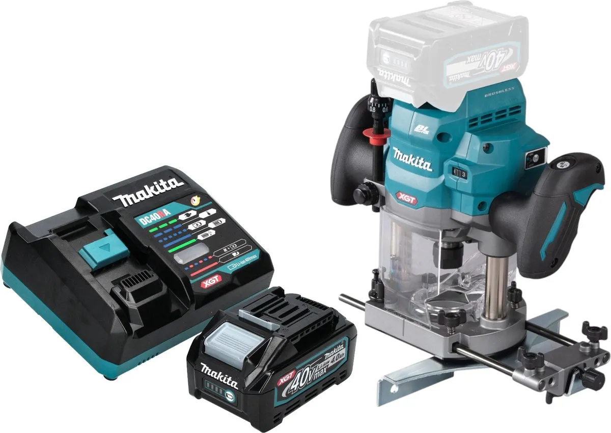 Makita RP-001GM101 Draadloze Bovenfrees 40V