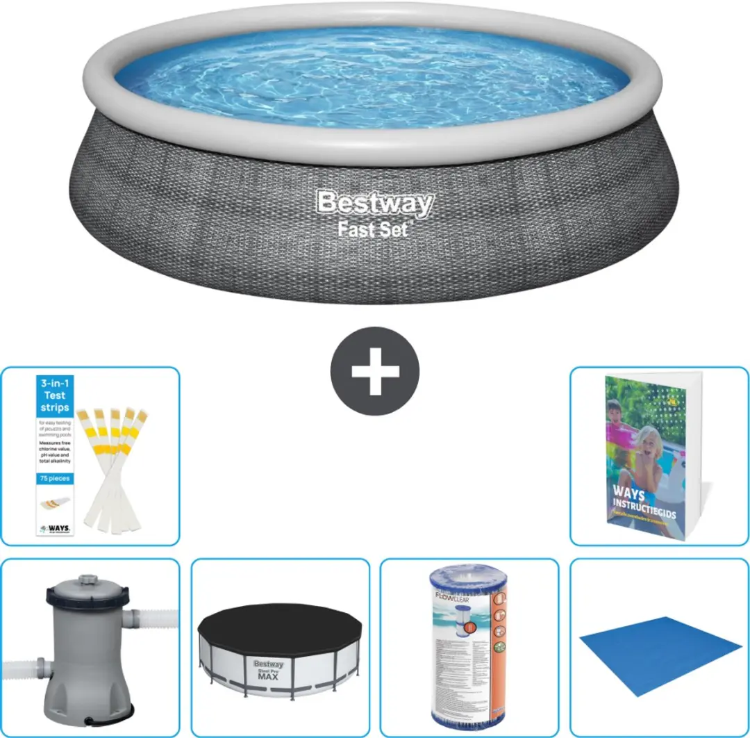Bestway Fast Set Zwembad 457cm