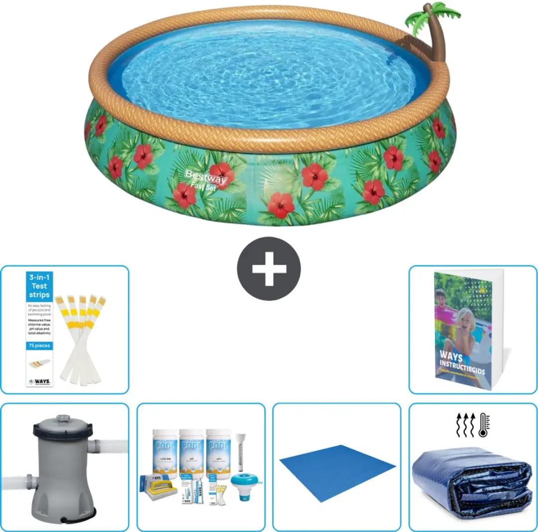 Bestway Paradijsprint Zwembad 457x84cm