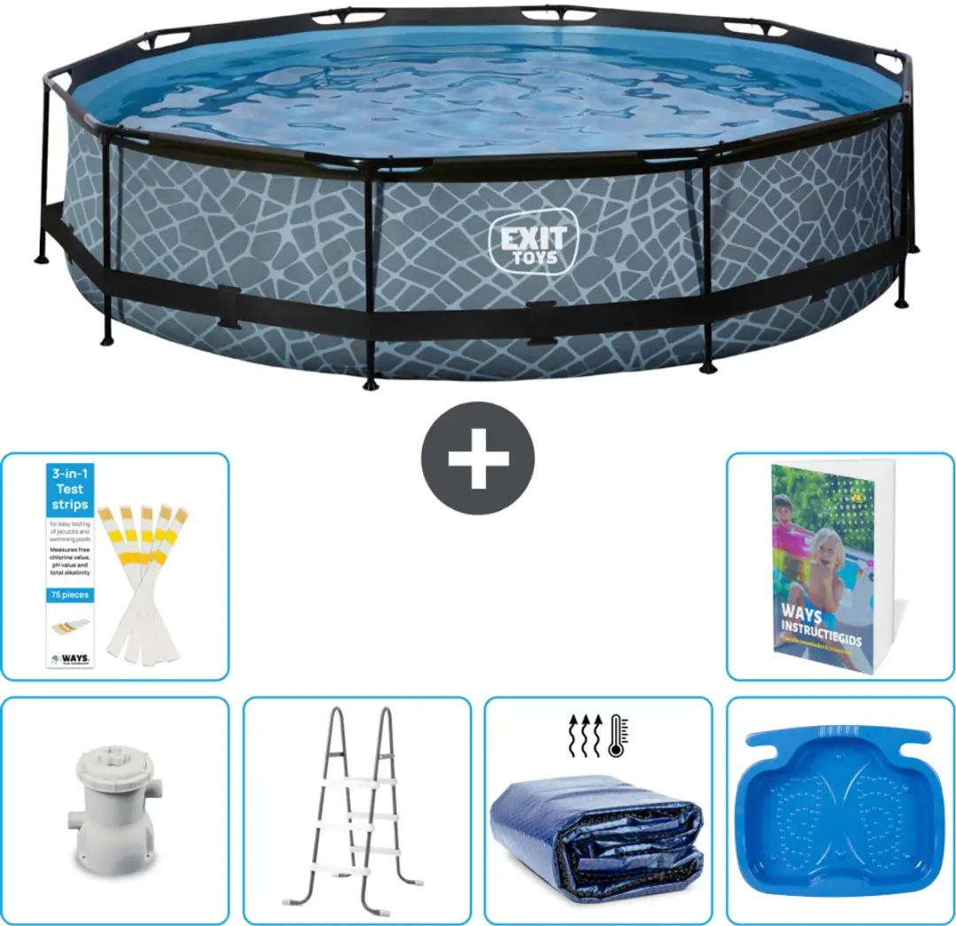 EXIT Toys Rond Zwembad 360x76cm