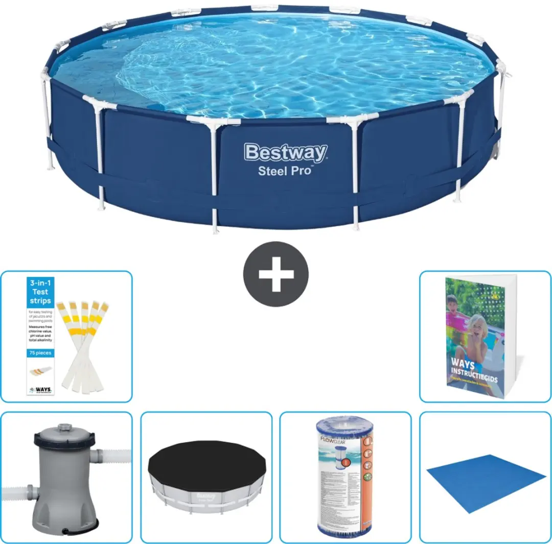 Bestway Steel Pro Zwembad 396x84cm