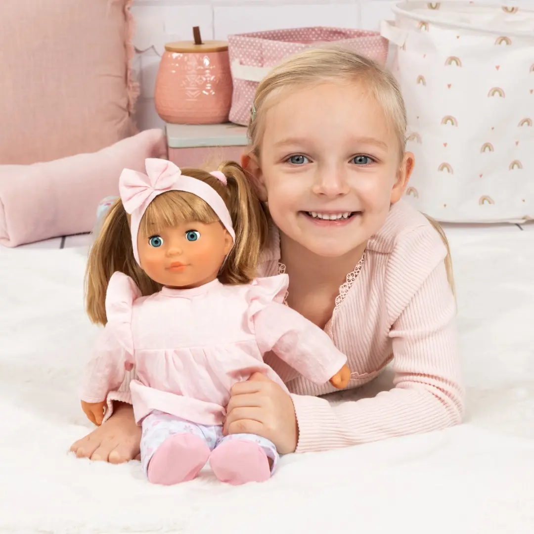 Bayer Design Little Love Functionele Pop 38cm - Roze