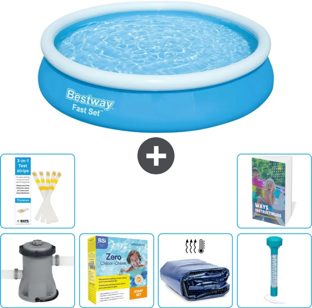 Bestway Fast Set Rond Zwembad 366x76cm