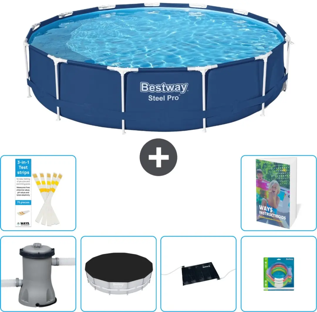 Bestway Steel Pro Zwembad 396x84cm