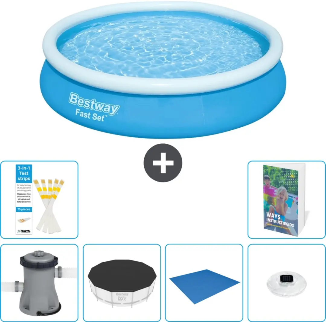 Bestway Fast Set Rond Zwembad 366x76cm