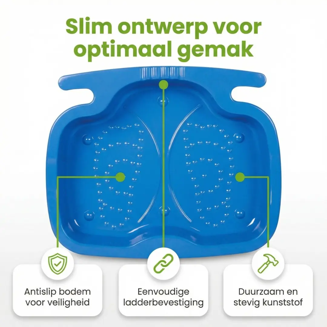 EXIT Toys Stone Frame Zwembad 300x200x65cm - 7-delig - Grijs