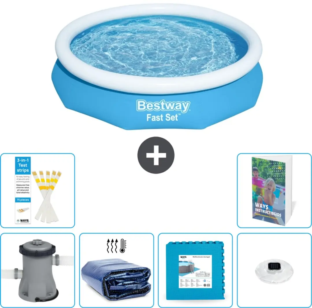 Bestway Fast Set Rond Zwembad 305x66cm