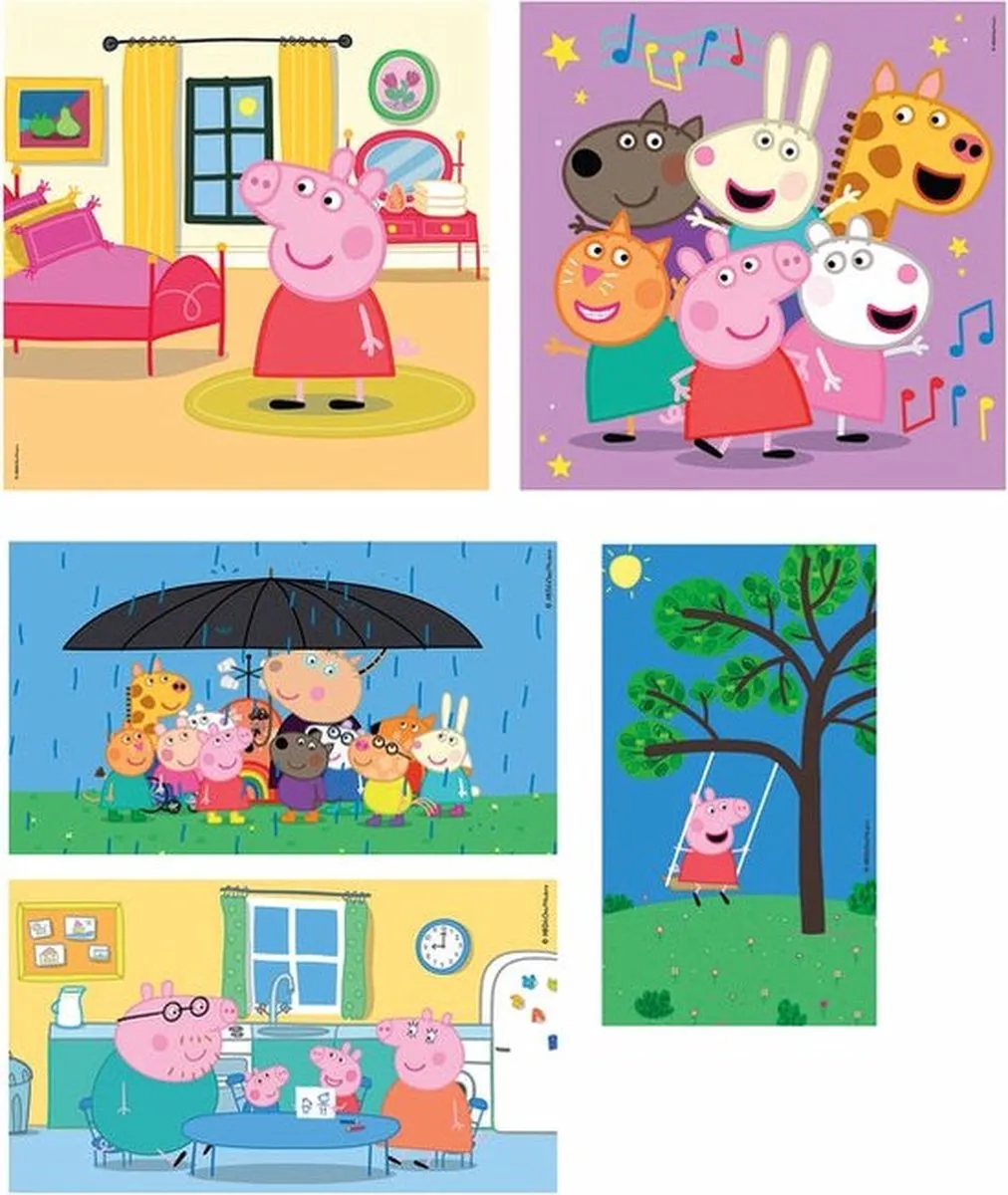 Clementoni Peppa Pig 10-in-1 Puzzel Multicolor - 30 Stukken