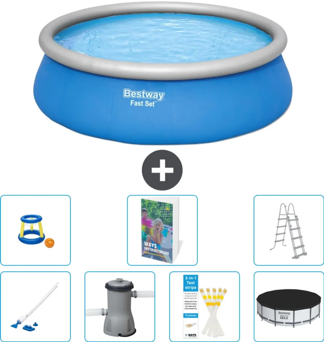 Bestway Fast Set Zwembad 457x122cm