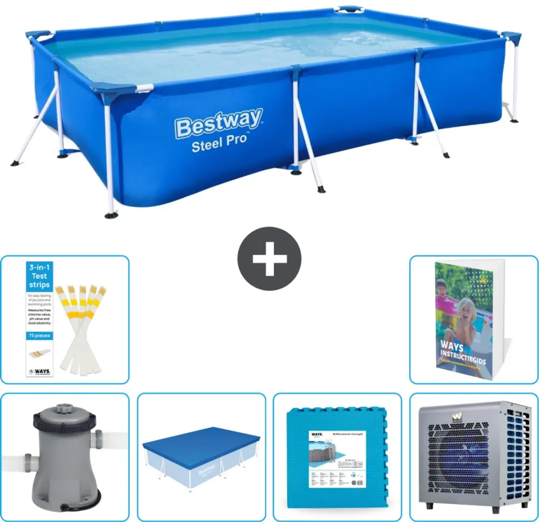 Bestway Steel Pro Zwembad 300x201x66cm